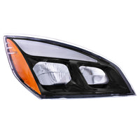 United Pacific - Black LED Headlight For 2018-2024 Freightliner Cascadia (Driver or Passenger Side)