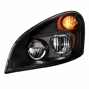 United Pacific - "Blackout" LED Headlight For 2008-2017 Freightliner Cascadia (Driver or Passenger Side)