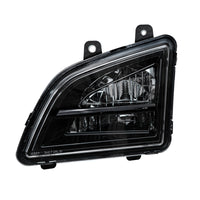 Black LED Driving & Fog Light For 2018-2024 Volvo VNL - Competition Series (Driver or Passenger Side)