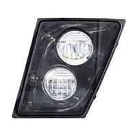 2 High Power LED Black Driving Light & Fog Light For 2003-2017 Volvo VNL (Driver or Passenger Side)