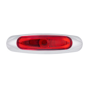 5-3/4" Wide 3 LED ViperEye Clearance/Marker Light - Red LEDs (Red or Clear Lens)