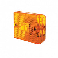 United Pacific - Rectangular Clearance/Marker Light w/ Reflex Lens (Amber or Black Base)