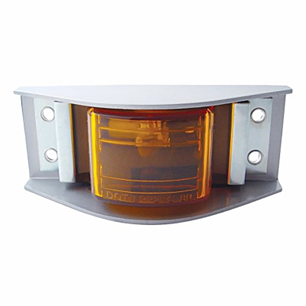 United Pacific - Large or Small Narrow-Rail Clearance/Marker Light (Amber Lens)