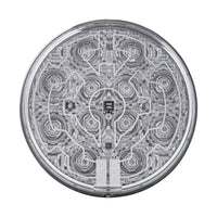 12 LED 4" Round Stop, Turn & Tail Light w/ Heated Lens - Red LEDs (Red or Clear Lens) or Amber LEDs/Amber Lens