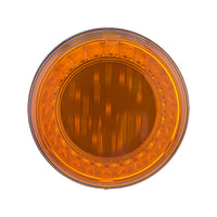 33 LED 4" Round Lumos Turn Signal Light X-Series - Amber LEDs (Amber or Clear Lens)