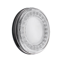 33 LED 4" Round Lumos Stop, Turn & Tail Light S-Series - Red LEDs (Red or Clear Lens)