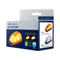 8 LED Cab Light For Freightliner M2 - Amber LEDs (Amber or Clear Lens)