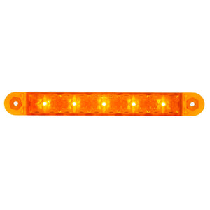 United Pacific - 5" 5 LEDs SMD Light Strip w/ 3-Wire Connection (Amber or Red)