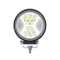 4.5" 24 High Power LED Work Light With "X" Amber Light Guide4.5" 24 High Power LED Work Light With "X" Light Guide (Amber, Blue, Red or White)