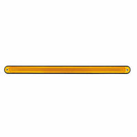 24 LED 12" GloLight Bar With Black Housing - Amber or Red LEDs (Amber, Red or Clear Lens)