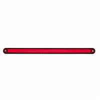 24 LED 12" GloLight Bar With Black Housing - Amber or Red LEDs (Amber, Red or Clear Lens)