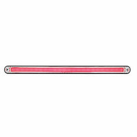 24 LED 12" GloLight Bar With Black Housing - Amber or Red LEDs (Amber, Red or Clear Lens)
