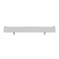 United Pacific - 10 LED 9" Auxiliary Light Bar With Bezel - White LEDs (Clear Lens)