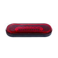 22 LED 6" Oval Abyss Stop, Turn & Tail Light - Red, Amber or White LEDs (Red, Amber or Clear Lens)