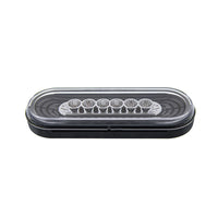 22 LED 6" Oval Abyss Stop, Turn & Tail Light - Red, Amber or White LEDs (Red, Amber or Clear Lens)