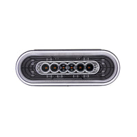 22 LED 6" Oval Abyss Stop, Turn & Tail Light - Red, Amber or White LEDs (Red, Amber or Clear Lens)