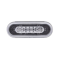 22 LED 6" Oval Abyss Stop, Turn & Tail Light - Red, Amber or White LEDs (Red, Amber or Clear Lens)