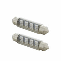 8 SMD High Power Micro LED 211-2 Dome Light Bulb - 2-Pack (Amber, Blue, Red or White)