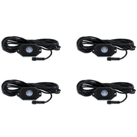 United Pacific - RGB Multi-Color 500 Lumen LED Rock Light 4-Piece Kit