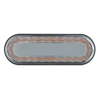 24 LED 6" Oval Mirage Turn Signal Light - Amber LEDs (Amber or Clear Lens)