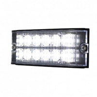 United Pacific - 12 High Power LED Low Profile Warning Light Head (Amber or White LEDs)