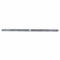 Dual 14 LED 12" Reflector Light Bars w/ Bezel - Amber or Red LEDs (Amber, Red or Clear Lens)