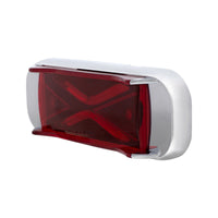 4 LED Saber Rectangular Marker Light - Amber or Red LEDs (Amber or Red Lens)