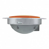 United Pacific - 7 LED 4" SS Flange Turn Signal Light - Amber LEDs (Amber Lens)