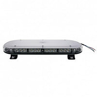 42 High Power LED Micro Warning Light Bar w/ Amber or Clear Lens (Magnetic or Permanent Mount)