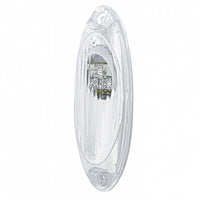 3 Amber LED Reflector Cab Light For 2008-2017 Freightliner Cascadia - Amber LEDs (Amber or Clear Lens)