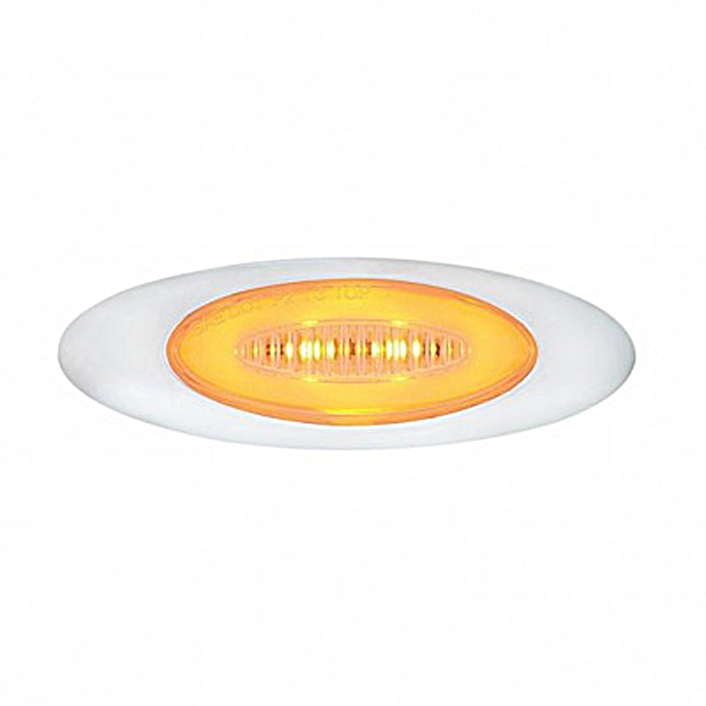 6 LED M5 Millennium GloLight Clearance/Marker Light - Amber or Red LEDs (Amber, Red or Clear Lens)