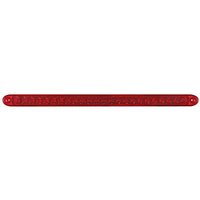 23 SMD LED 17-1/4" Reflector Turn Signal Light Bar Only (Stop, Turn & Tail) - Amber or Red LEDs (Amber, Red or Clear Lens)