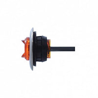 2 LED 3/4" Mini Light With Bezel Clearance/Marker Light - Amber or Red LEDs (Amber, Red or Clear Lens)