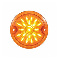 21 LED 3-1/4" Signal Light For Harley Motorcycle With 1156 Plug - Amber or Red LEDs (Amber, Red or Clear Lens)
