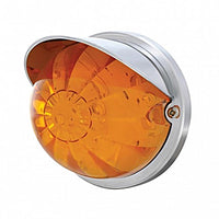 17 LED Watermelon Flush Mount Kit With Visor - Amber or Red LEDs (Amber, Dark Amber, Red or Clear Lens)