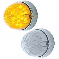 United Pacific - 19 LED Watermelon Flush Mount Kit - Amber LEDs (Amber or Clear Lens)