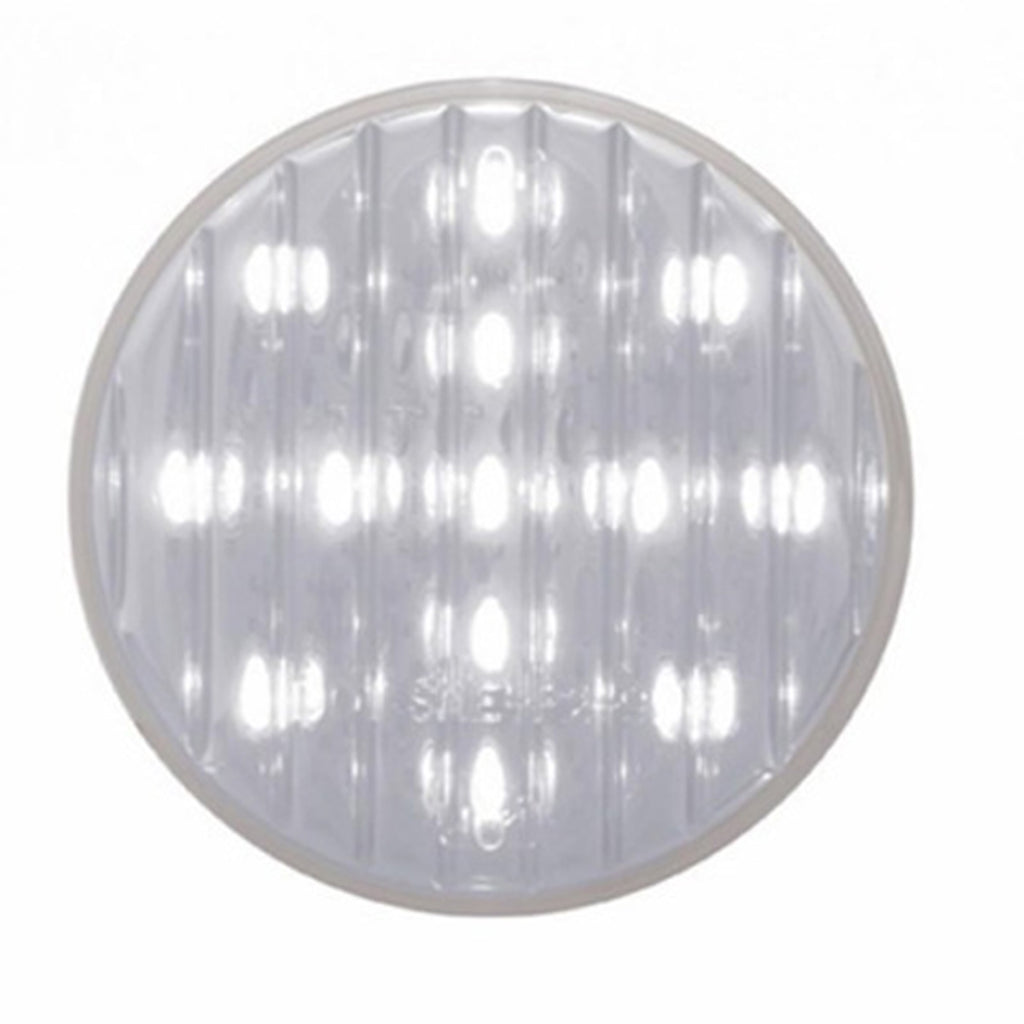 United Pacific - 13 LED 2-1/2" Auxiliary/Utility Light - White LEDs (Clear Lens)