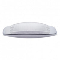 12 LED Rectangular Clearance/Marker Light w/ Chrome Bezel - Amber or Red LEDs (Amber or Clear Lens)