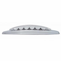 12 LED Reflector Rectangular Clearance/Marker Light w/ Bezel - Amber or Red LEDs (Amber, Red or Clear Lens)