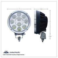 10 High Power 3-Watt LED 7" Driving Light (1300 Lumens)