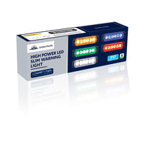 6 High Power LED "Competition Series" Slim Warning Light - Various Colors