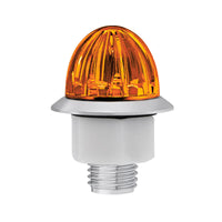 4 LED 3/4" Mini Watermelon Double Fury Clearance/Marker Light w Clear Lens - Various Dual Colors