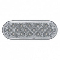 16 LED 6" Oval Reflector Turn Signal Light - Amber LEDs (Amber or Clear Lens)