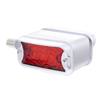 6 LED Single Function Double Face Light W/Visor - Horizontal Mount - Amber & Red LEDs (Amber & Red or Clear Lens)