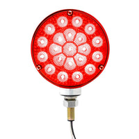 42 LED Reflector Double Face Competition Series Turn Signal Light - Amber & Red LEDs (Amber & Red or Clear Lens)