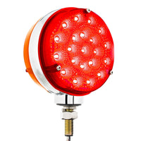 42 LED Reflector Double Face Competition Series Turn Signal Light - Amber & Red LEDs (Amber & Red or Clear Lens)