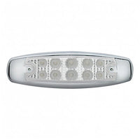 10 LED Reflector Rectangular Clearance/Marker Light - Amber or Red LEDs (Amber, Red or Clear Lens)