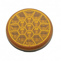 19 LED 4" Reflector Turn Signal Light - Amber or Red LEDs (Amber or Clear Lens)