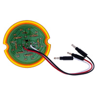 United Pacific - 17 LED Dual Function Watermelon Cab Light - Amber LEDs (Amber Lens)