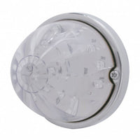 17 LED Dual Function Watermelon Flush Mount Kit With Low Profile Bezel - Red or Amber LEDs (Red or Clear Lens)